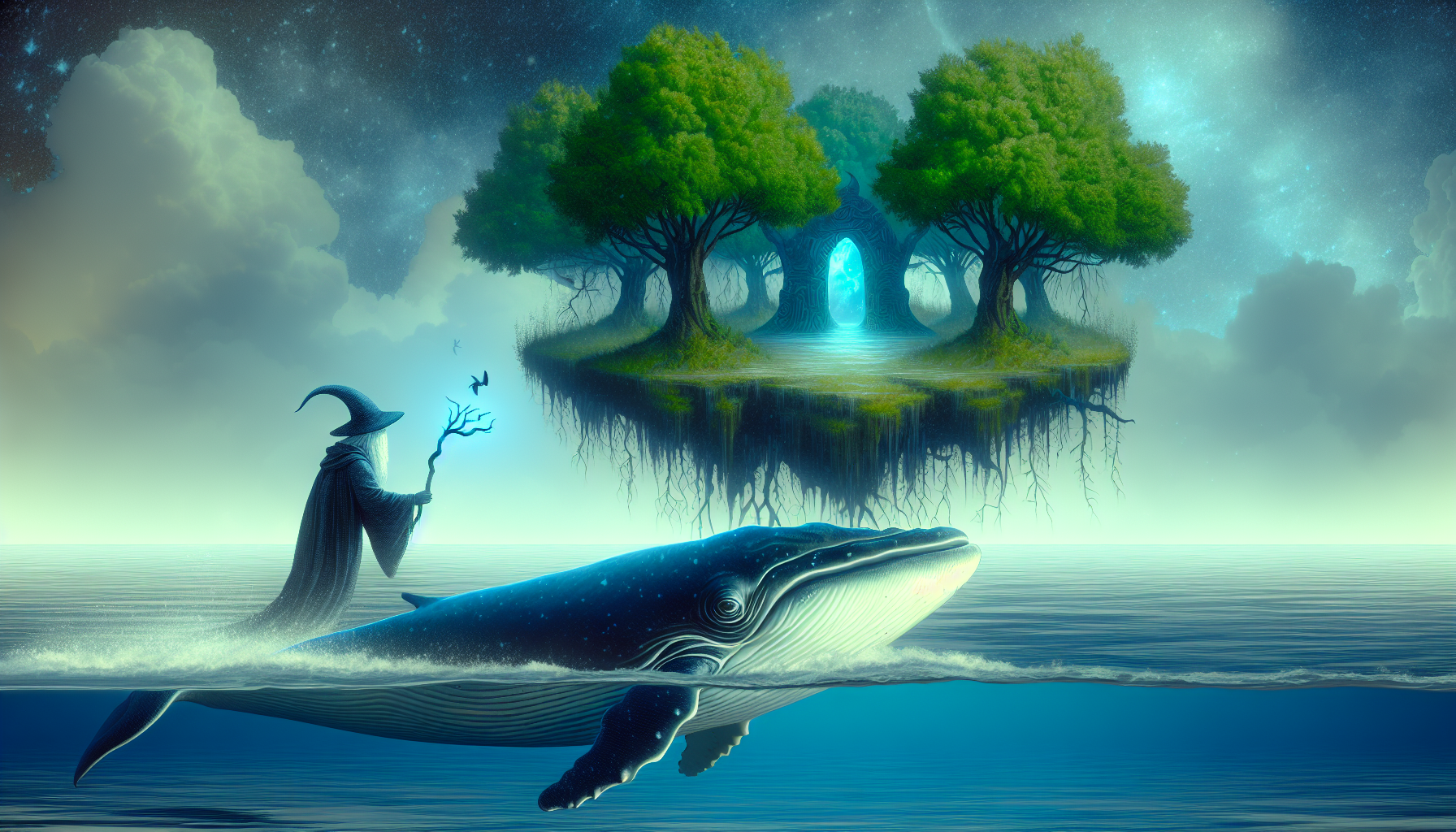 The Whale Beneath the Floating Forest