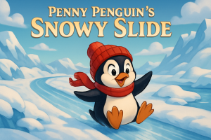 Penny Penguin’s Snowy Slide